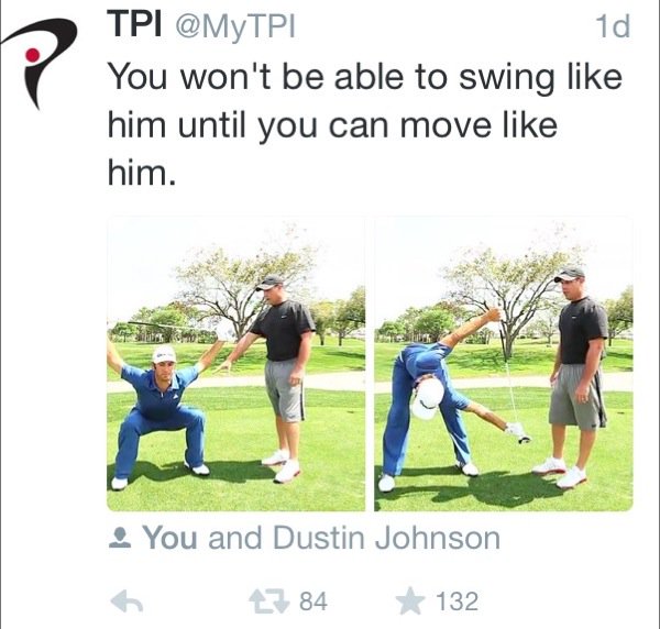 In my 20 + years of evaluating tour players, DJ is the most dominant functionally. Crushes the <a href="/MyTPI/">TPI</a> level 1 screen