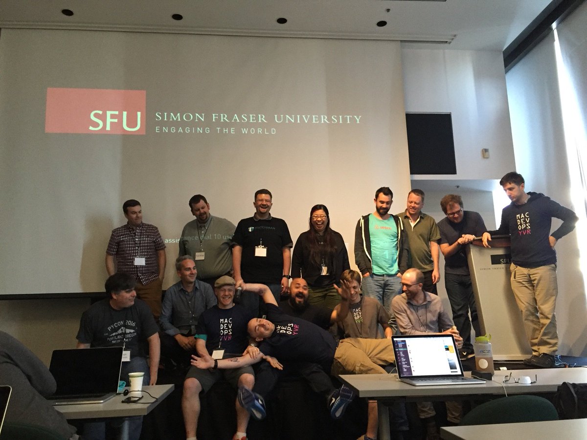 _markcohen's tweet image. Thank you to all our @MacDevOpsYVR 2016 speakers - Thats a wrap !#MacDevOpsYVR