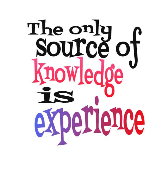 BulkMessage's tweet image. The only source of #knowledge is #experience.

#KnowledgeIsPower
