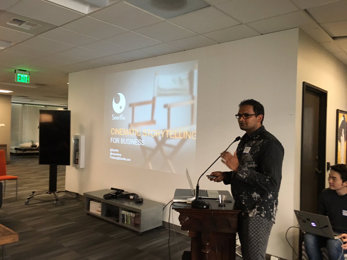 thinkspace's tweet photo. Great demo of cinematic storytelling &amp; a video created in just 90 seconds! @seerflix @unpradeep #newtechnw #startups https://t.co/ypH1yEO0X2