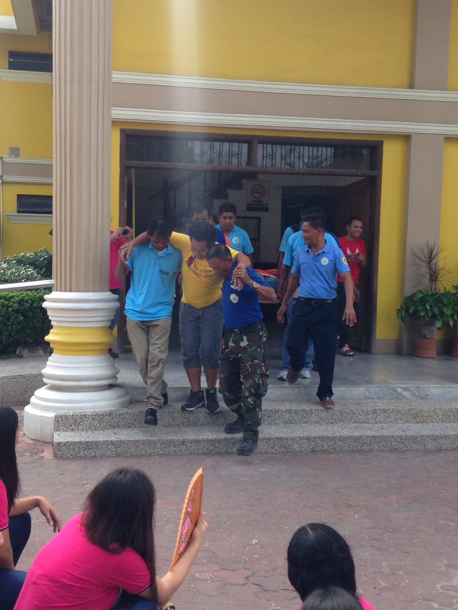 SIMULTANEOUS EARTHQUAKE DRILL Conducted at Asingan together with the LGU PNP BFP and POSG. <a href="/pnppro1/">PRO1</a> #pnplambatsibat