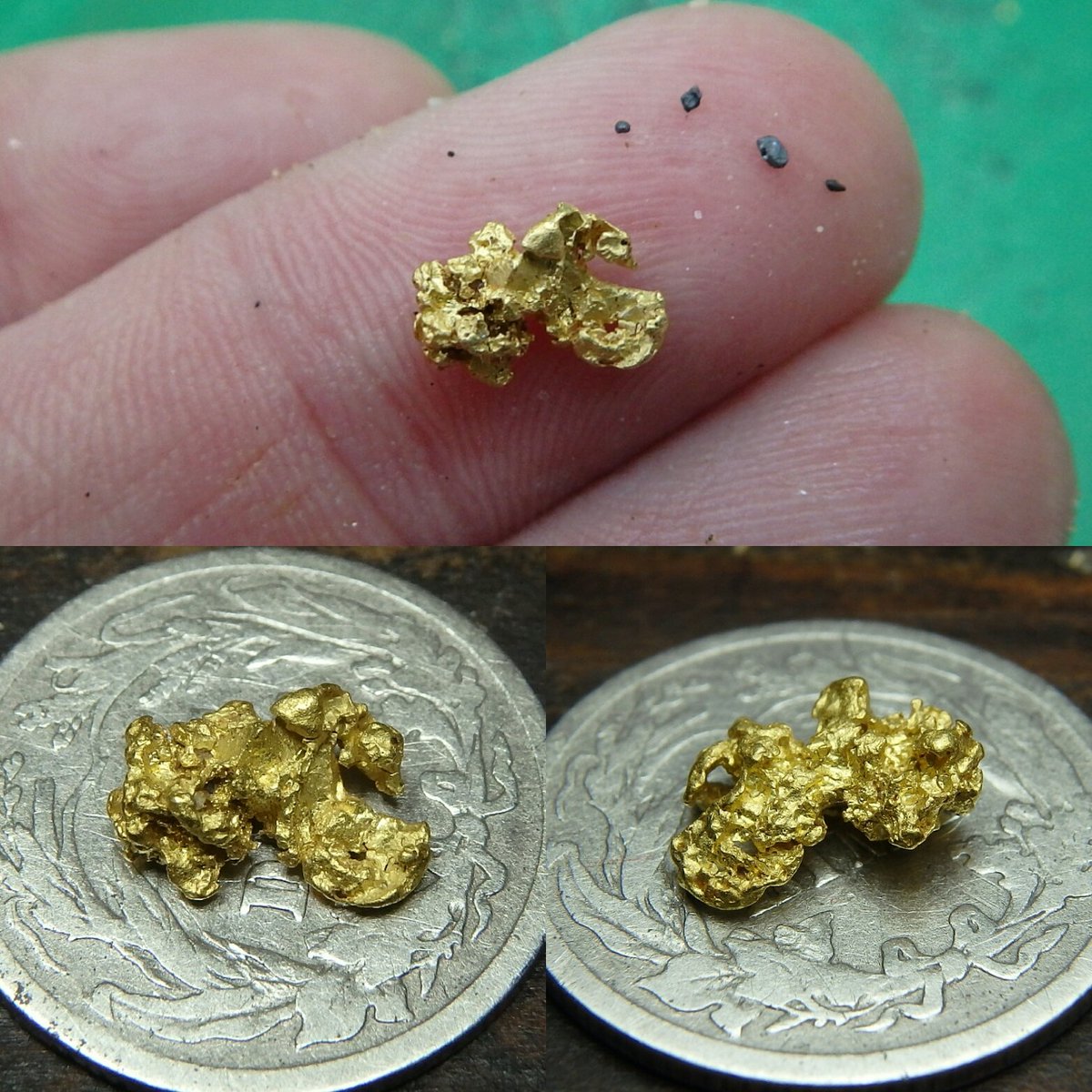 sluicelee's tweet photo. I found this last year #highbanking, the biggest #piece I've found since I started #goldprospecting. #gold #bedrock https://t.co/w4esifjuHz