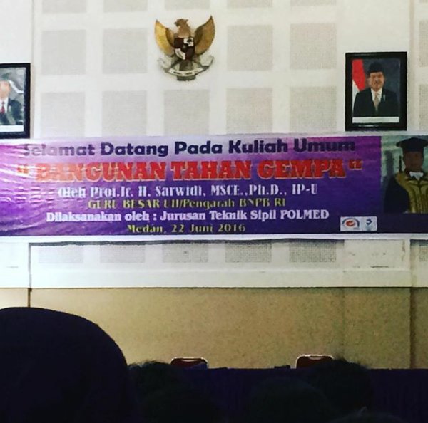 #KULIAHUMUM <a href="/PolmedSipil/">Teknik Sipil Polmed</a> #GsgPolmed