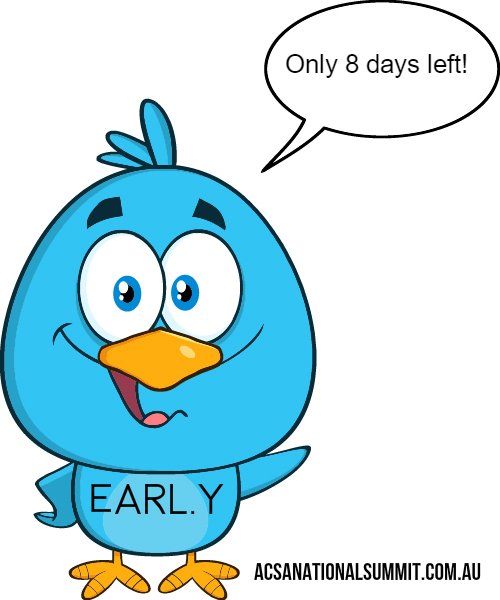 The Early Bird only has 8 days of chirping left! Great group discounts also available - bit.ly/1XNB9Mo