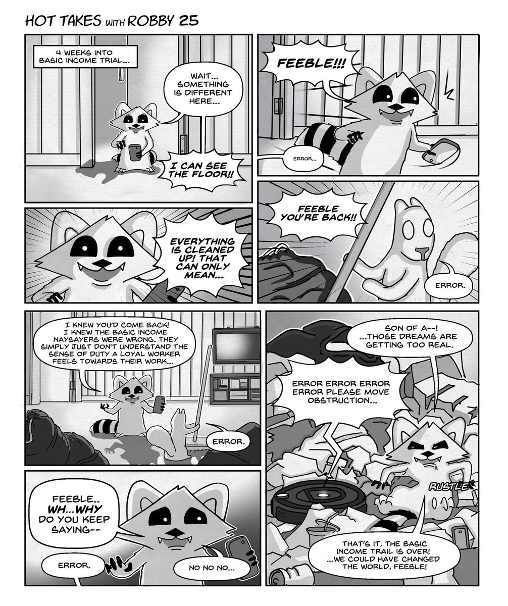 Things could have been different... #webcomics #art #comics #basicincome #clean