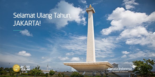 IndonesiaGaruda's tweet image. Selamat ulang tahun ke-489 DKI Jakarta!

Apa kegiatan favorit Anda ketika berkunjung ke Jakarta?
