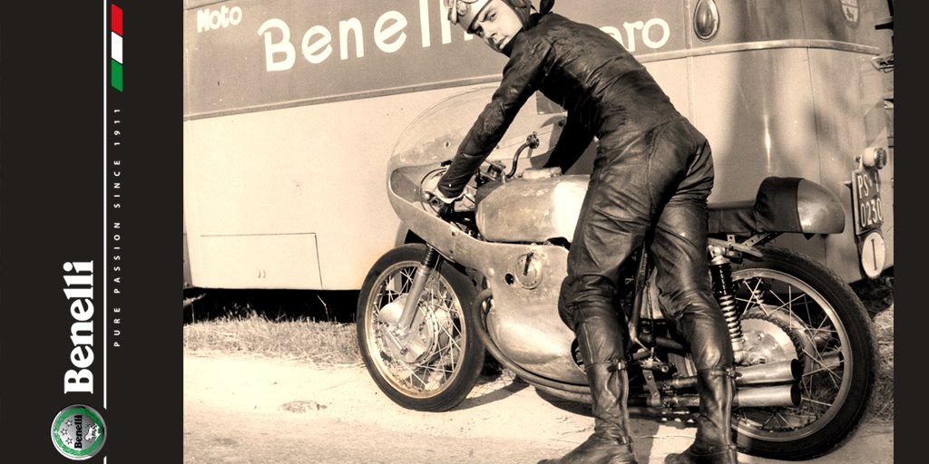 S. Grassetti, rider raised in-house who debuted the #Benelli four-cylinder
and won on the Cesenatico circuit in 1962