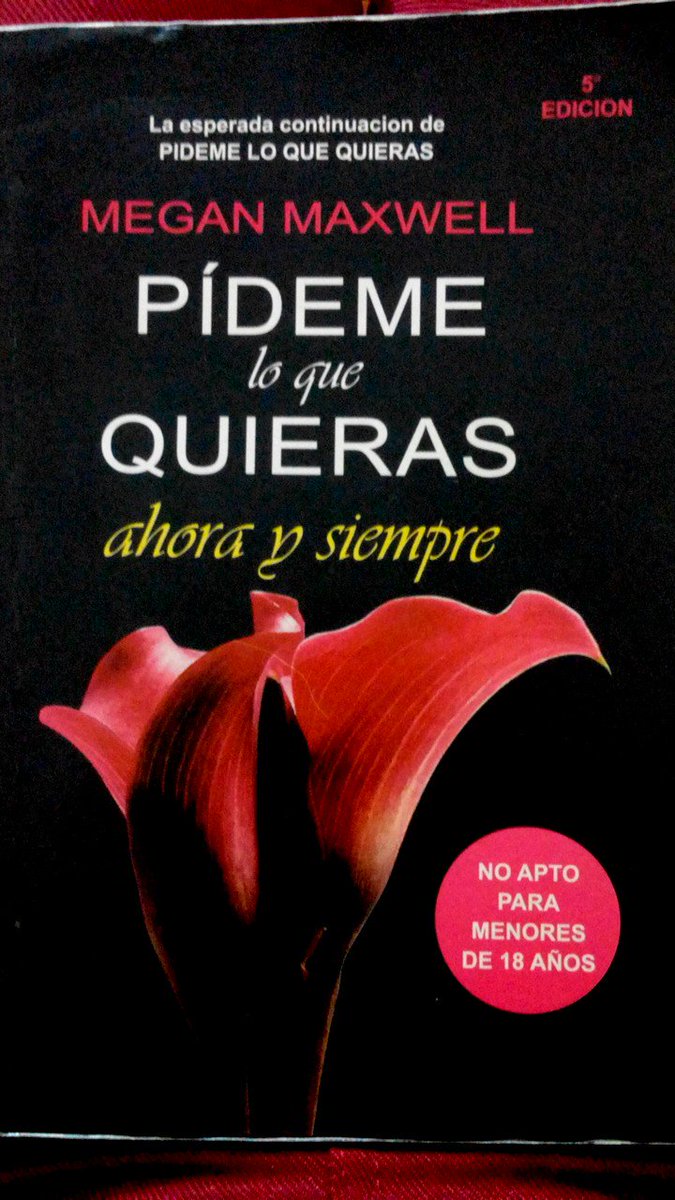 Yenysol23's tweet photo. #PidemeLoQueQuierasAhoraySiempre ahora vamos por el 3ro de esta trilogía @MeganMaxwell 😘 encantada @lEricZimmerman https://t.co/OiCKaNZXc9