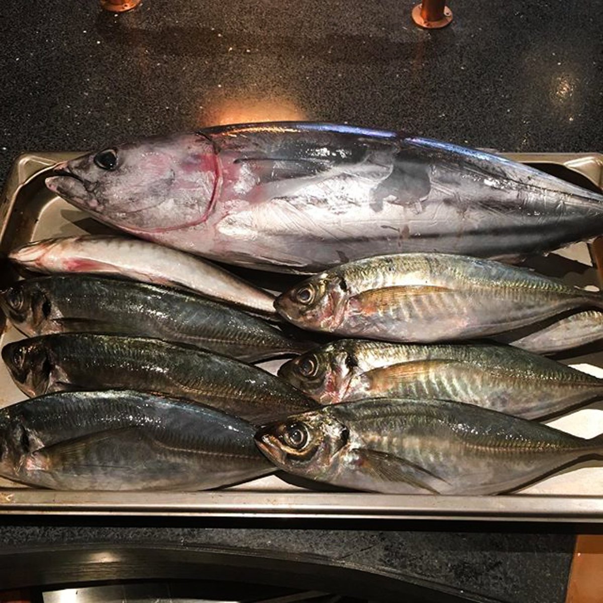 Guess what's on the menu tonight? Aji mackerel and benito tuna... straight from Japan! #RHodaHK