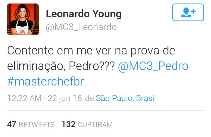 Itspedrito's tweet photo. Quando falo mal de alguem e ela vem tirar satisfação  #MasterChefBR https://t.co/OPsyqDzMp4