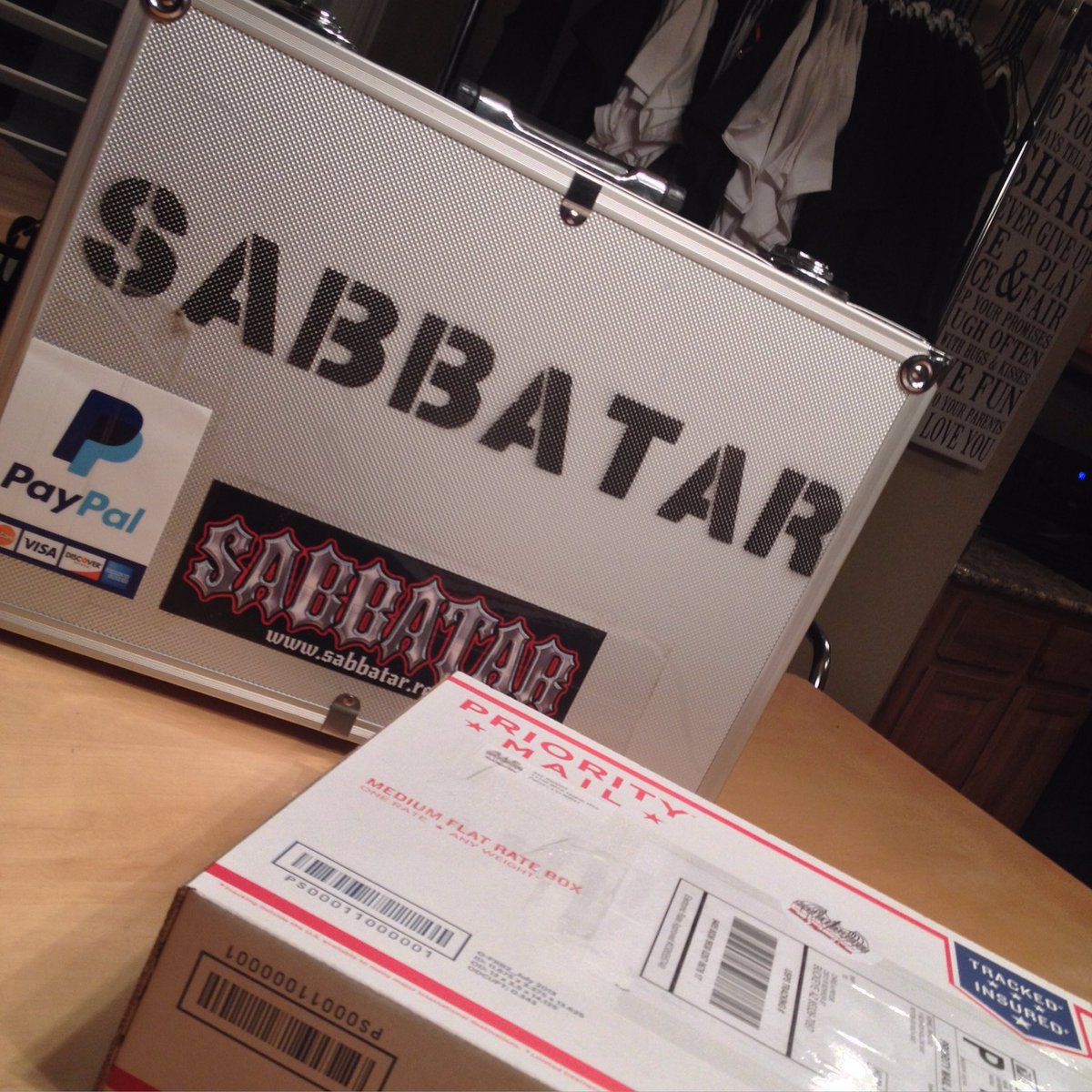 SabbatarRocks's tweet photo. Your #Sabbatar Merch order is on the way Arizona!! Can't wait to see pics!! Order online @ https://t.co/6wDrX1gElo https://t.co/pauvCPSBrh