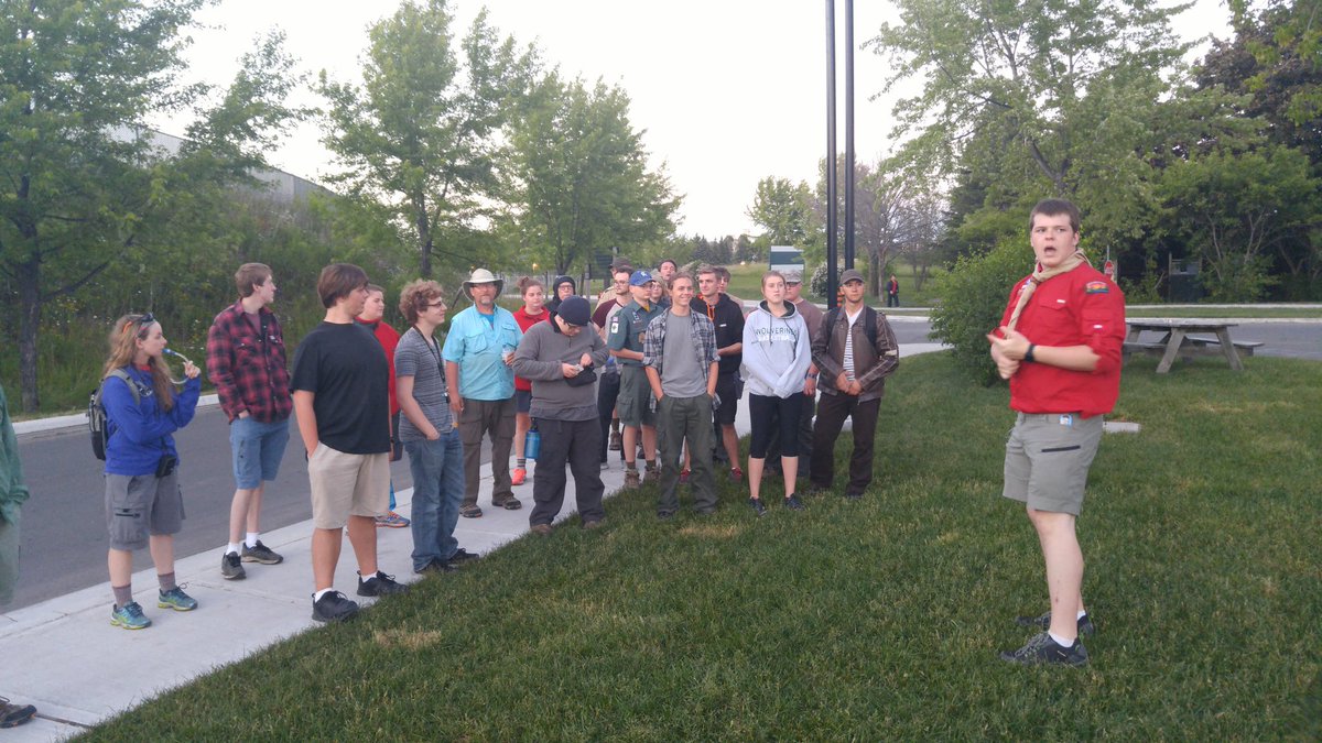 SSMRovers's tweet photo. After dinner, we took a trip to @SaultCanalNHS and had a quick tour from Rover @evabeetus! https://t.co/jjERKiluuh