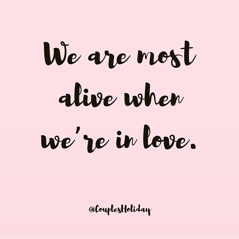 CouplesHoliday's tweet photo. To love is to live! 💕 #quote #love https://t.co/8ECCXVD0q3