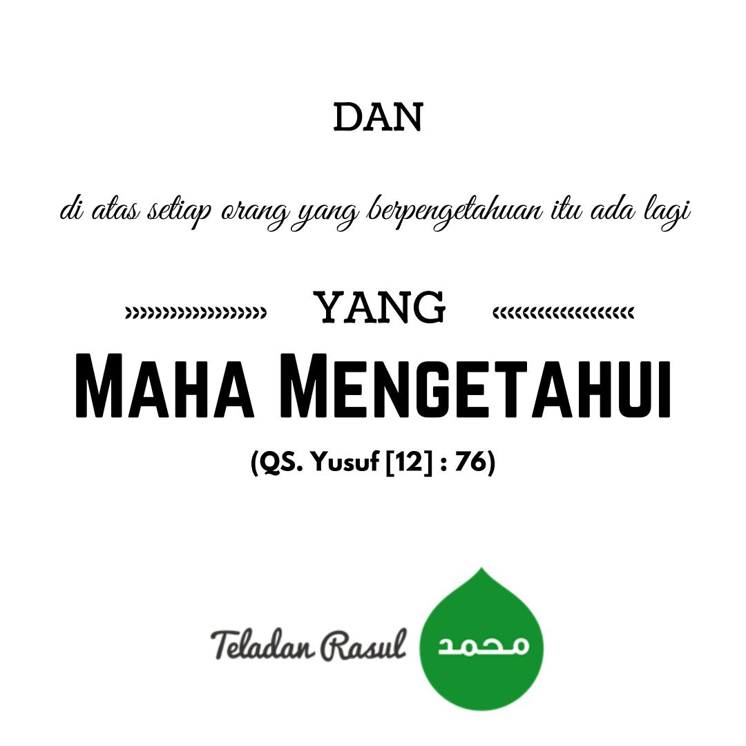 Teladan Rasul On Twitter Dan Diatas Setiap Orang Yang