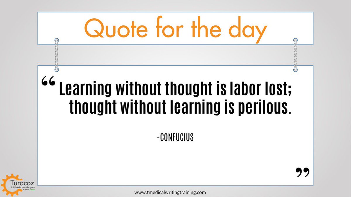TuracozSkill's tweet photo. #TuracozMedicalWritingTraining - #QuoteForTheDay
Info #ClinicalStudyReports click link : https://t.co/v72WE7Nvt2. https://t.co/HzHHrMmXQV