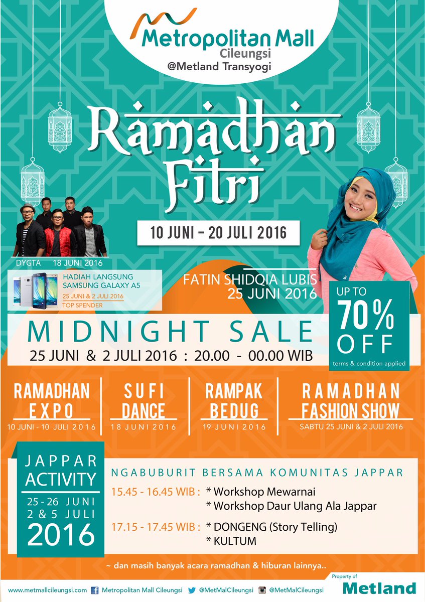 About_Fatin's tweet photo. Yuk Ramaikan "RAMADHAN FITRI" Bersama @FatinSL Full Band, Sabtu 25 juni 2016, Stanby Pkl 19:00 di @MetMalCileungsi https://t.co/oGj3GayEZA