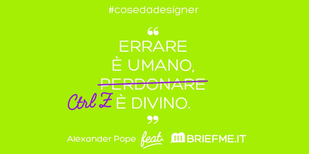 briefmeit's tweet photo. BriefMe feat Alexander Pope
Ctrl-z is the way! 
Se i #grandiautori operassero in campo #digital!
#briefme #marketing https://t.co/uxvwOssXHM