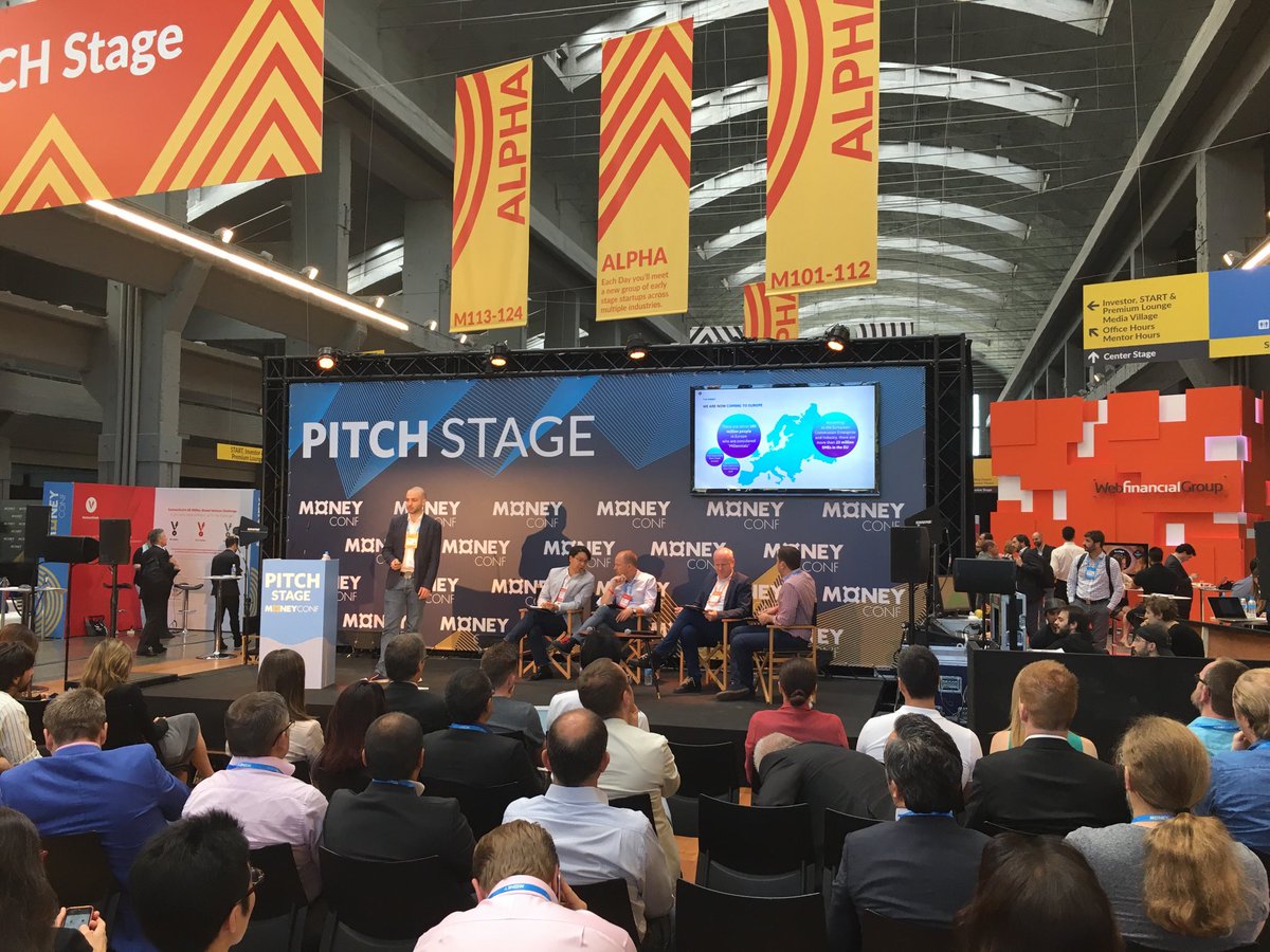 korni's tweet photo. Octobank do the pitch on #Moneyconf just now. Made in Russia. https://t.co/UJIcaeyZRP