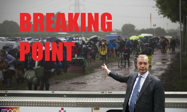 GeneralBoles's tweet image. #Ukip unveil their latest poster #Glastonbury #EUref
