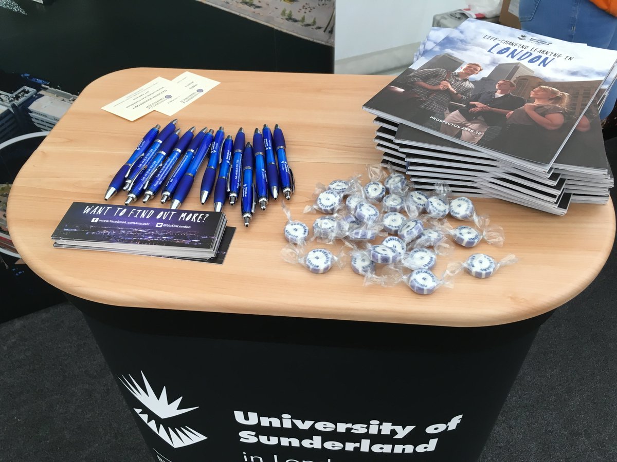 uniofsun_london's tweet image. All set for the UCAS fair. Pop in to Greenwich university for more info about @UoSinLondon. #lifechanginglearning