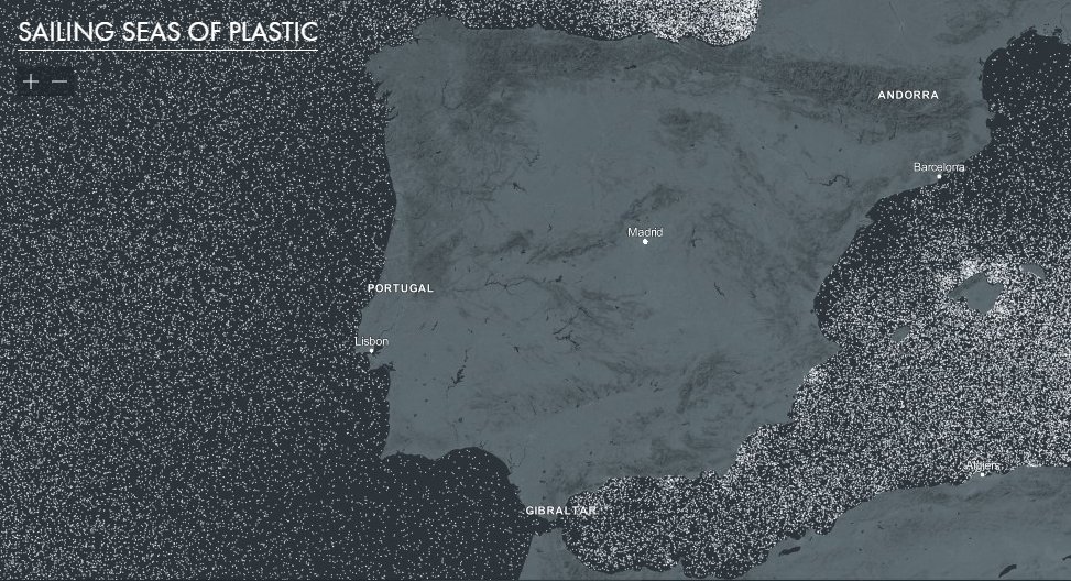 StrawPatrol's tweet photo. Sailing seas of plastic.1 white dot = 20 kg of plastic!#plasticpollution #RiseAbovePlastics https://t.co/Vv0WJ2ZhQH https://t.co/bhVZBoajv2