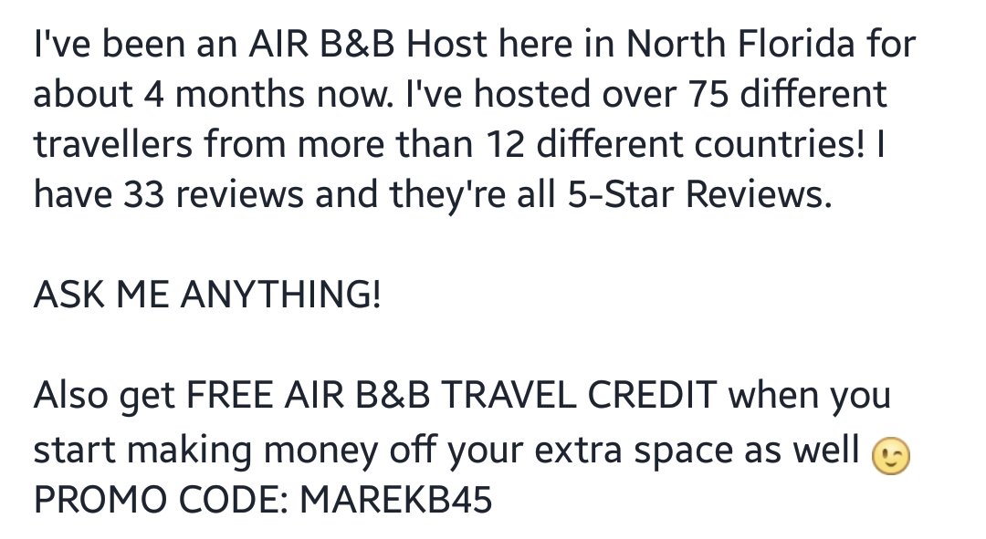 Living_2_Serve's tweet photo. Seriously...you can ask ANYTHING! Use my promo as a newbie host and I'll help teach you how to be successful w/ ABB! https://t.co/ckyBKe3v1m