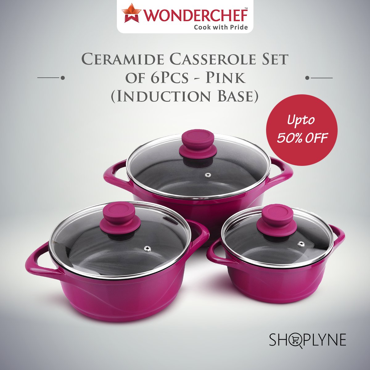 ShopLyneSocial's tweet photo. Upto 50% off on Sanjeev Kapoor's Wonderchef range of vibrant kitchen appliances, cookware &amp; tableware on ShopLyne https://t.co/YN4bESITlV