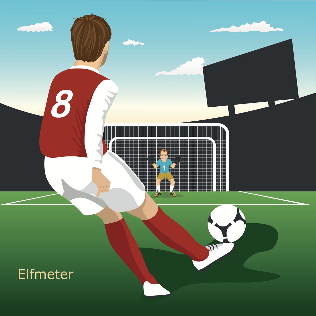 ドイツ大使館 サッカードイツ語 Elfmeter 直訳 11メートル ペナルティキック Pk のこと Pkはゴールラインから11ｍの距離から蹴られるため エルフメーター キラー といえば 文字通りpkをよく止めるgkのこと