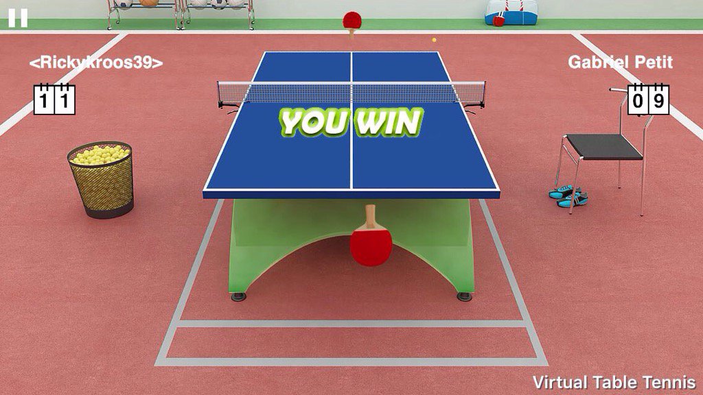 RickyKroos's tweet photo. Recommend #VirtualTableTennis. iPhone:https://t.co/IHVB9i7wH4 Android:https://t.co/1ei4exMVzl https://t.co/LocZGUwJgg