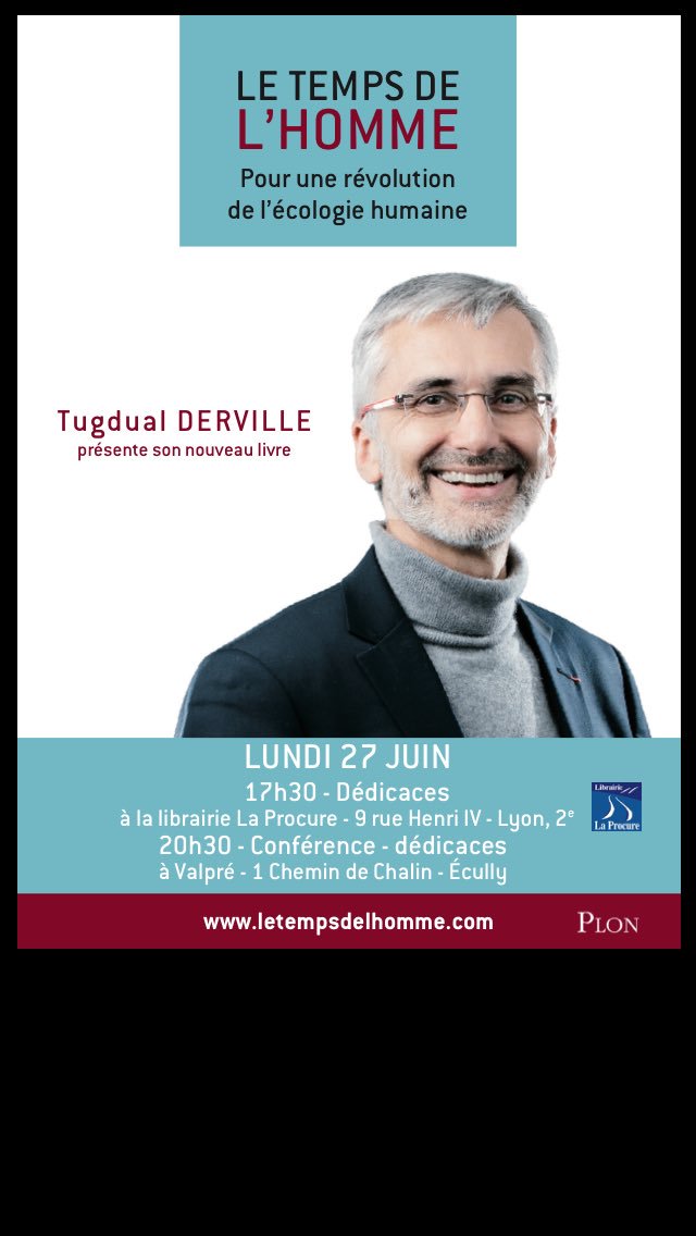 valpre_lyon's tweet photo. .@TDerville sera à Valpré lundi 27 juin pour "Le temps de l'homme" https://t.co/ZkKmTFVbgK