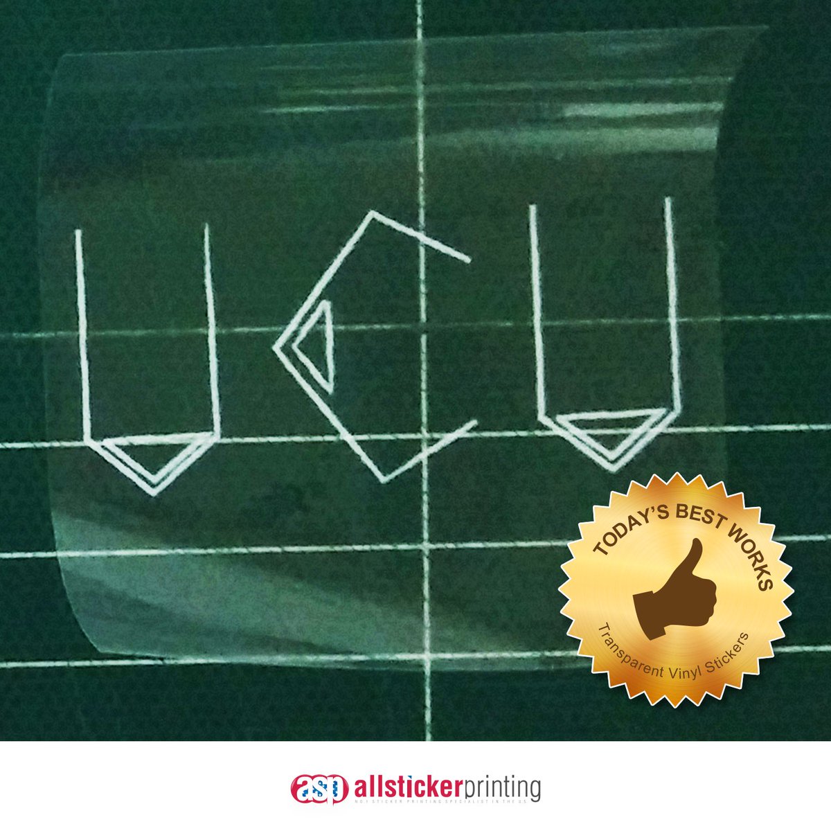 AllStickerPrint's tweet image. #Transparent #Vinyl #Stickers | 60mm | Square | Price Start at $89 | Sign Up: goo.gl/soQRRv #US #NY