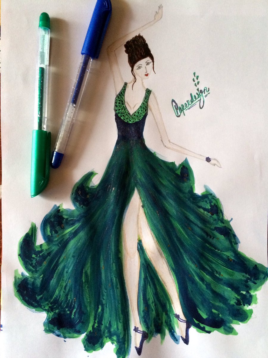 PaperDesign2's tweet image. Inspired from peacock.....