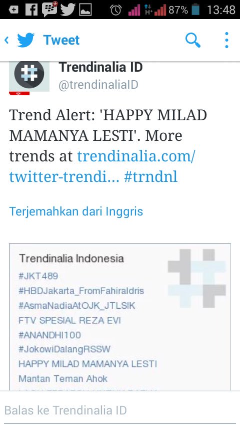 lesti_team's tweet photo. Cepet banget ya udah pos 7 lagi up teruss,,!!!! @Lesti_Jenong_DA  HAPPY MILAD MAMANYA LESTI https://t.co/KXoV5DDLgy