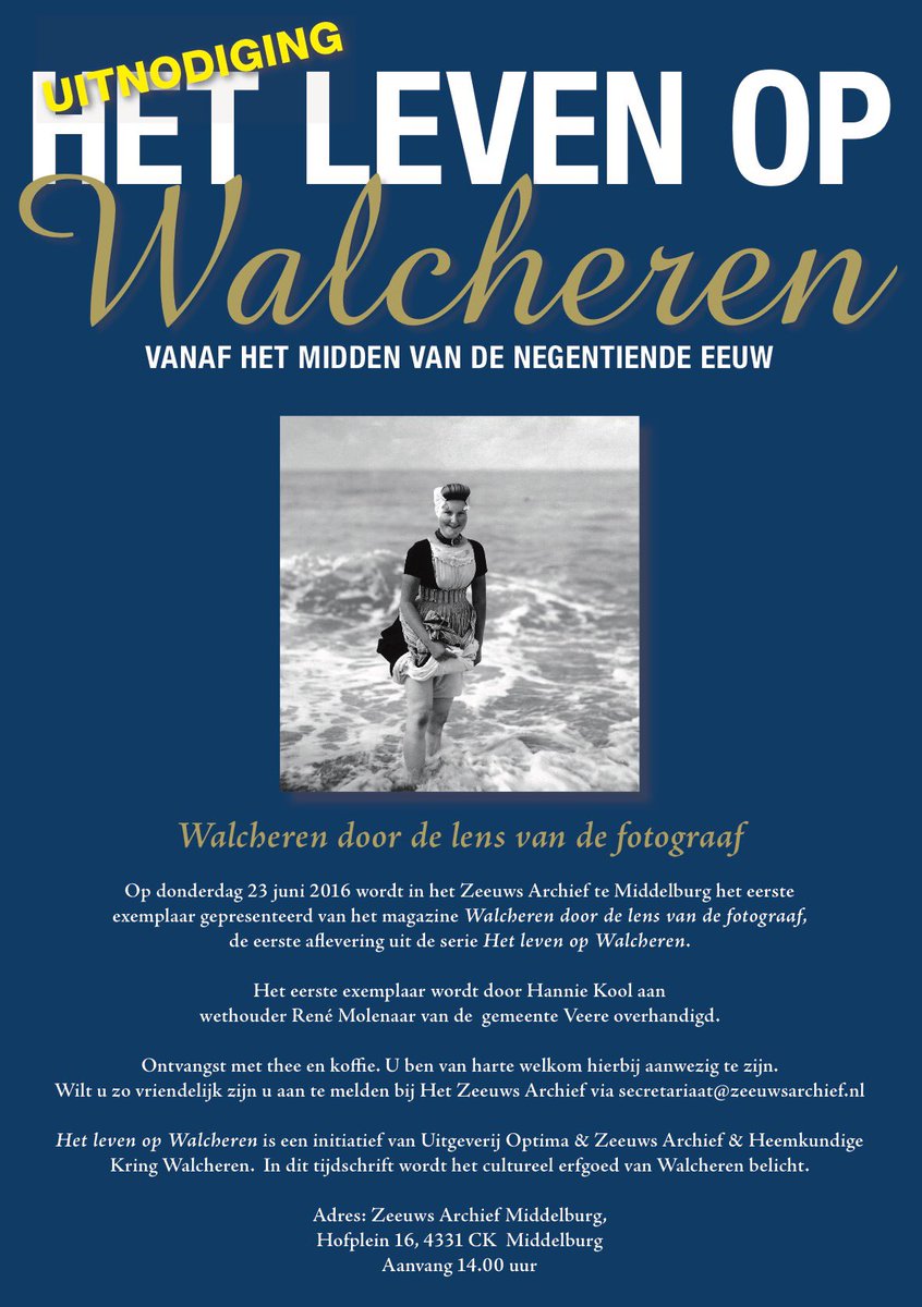 Zeeuws Archief (@zeeuwsarchief) on Twitter photo 23-6-2016 Presentatie tijdschrift 'Het leven op Walcheren' in <a href="/zeeuwsarchief/">Zeeuws Archief</a> om 14u facebook.com/99307886366/ph… 23-6-2016 Presentatie tijdschrift 'Het leven op Walcheren' in <a href="/zeeuwsarchief/">Zeeuws Archief</a> om 14u facebook.com/99307886366/ph…