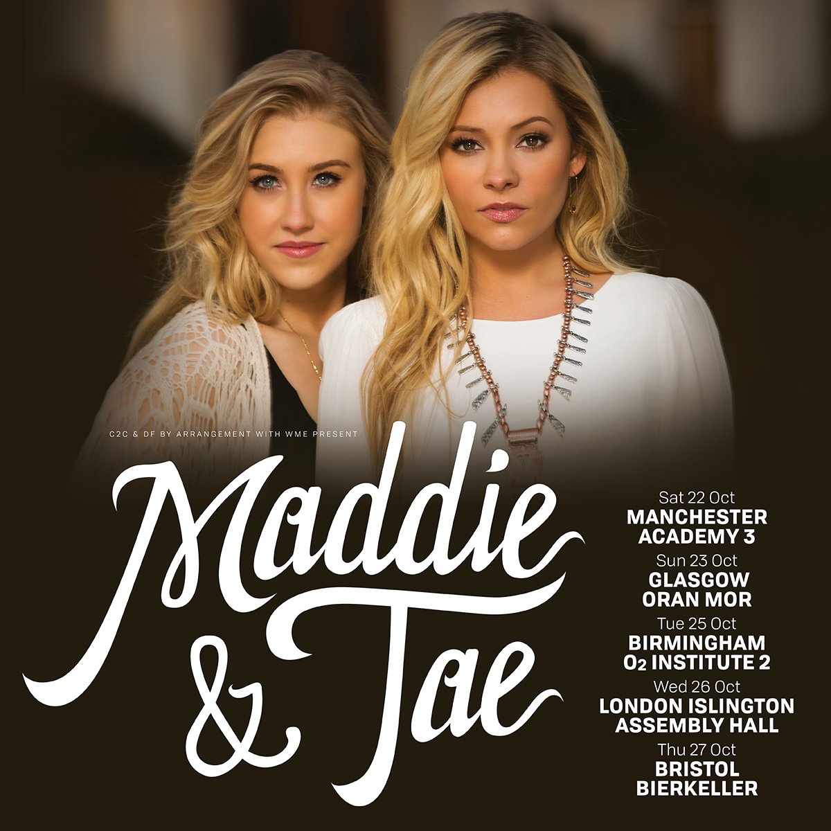 C2Cfestival's tweet image. The #c2c @MaddieandTae fan pre-sale is now live! Grab your tickets here: gigst.rs/MandTc2c