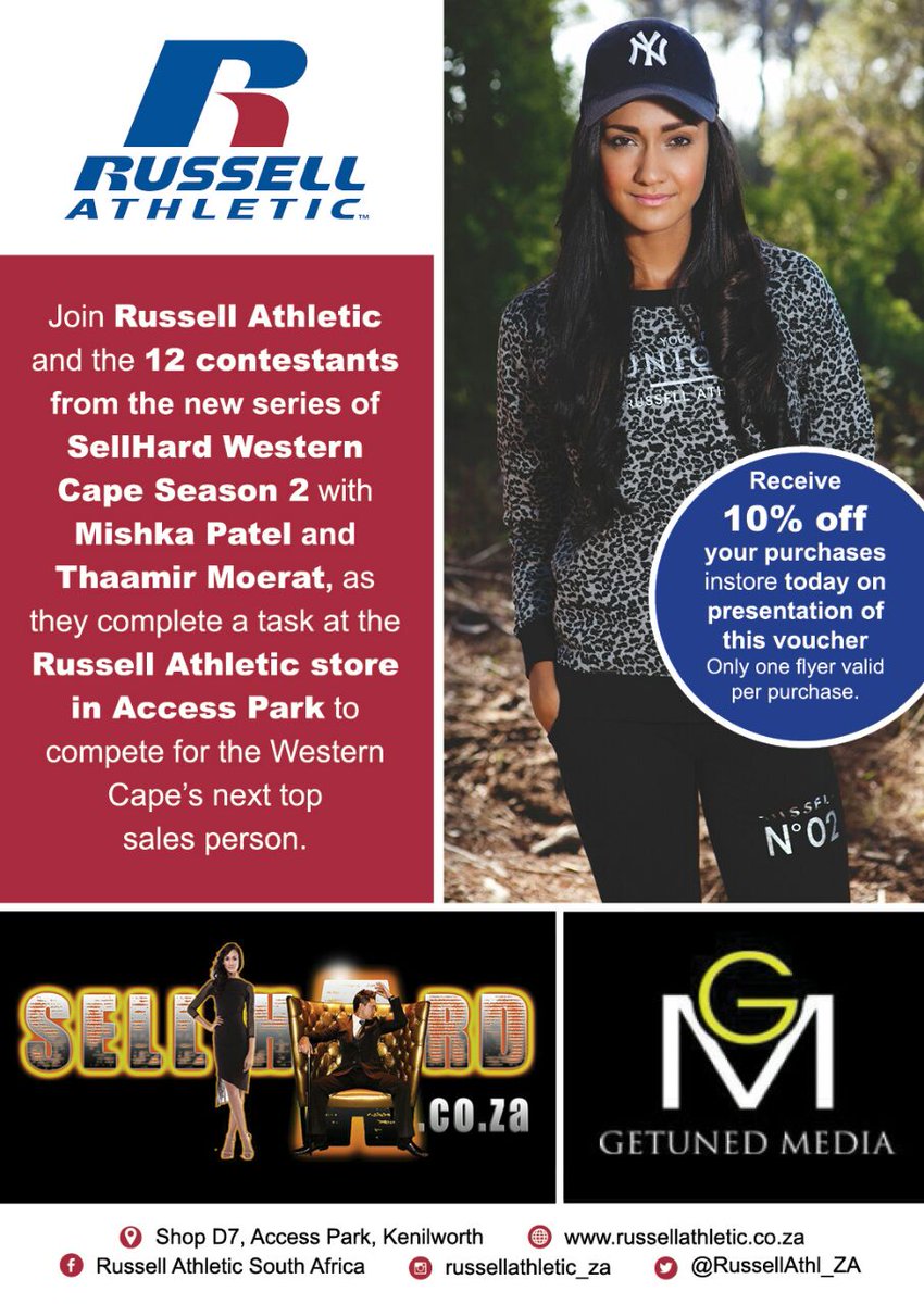 The 1st challenge day is almost here!Sat 25th, @RussellAthl_ZA challenge at <a href="/Access_ParkCPT/">Access Park CPT</a> with #SellHardWC