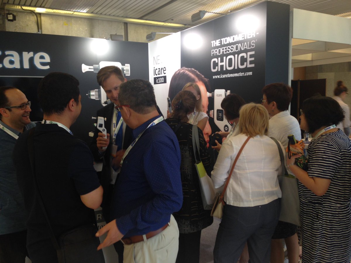 If you're at the EGS Congress in Prague, come meet us at the booth 31 and measure your IOP!