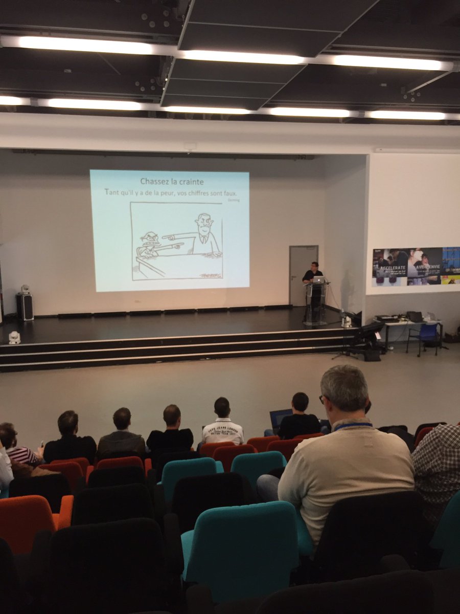 rvailleux's tweet photo. Chassez la crainte - si c est la peur qui domine, on ne peut pas apprendre de ses erreurs @OCTOTechnology #chtidej https://t.co/hbvPtWn1fJ