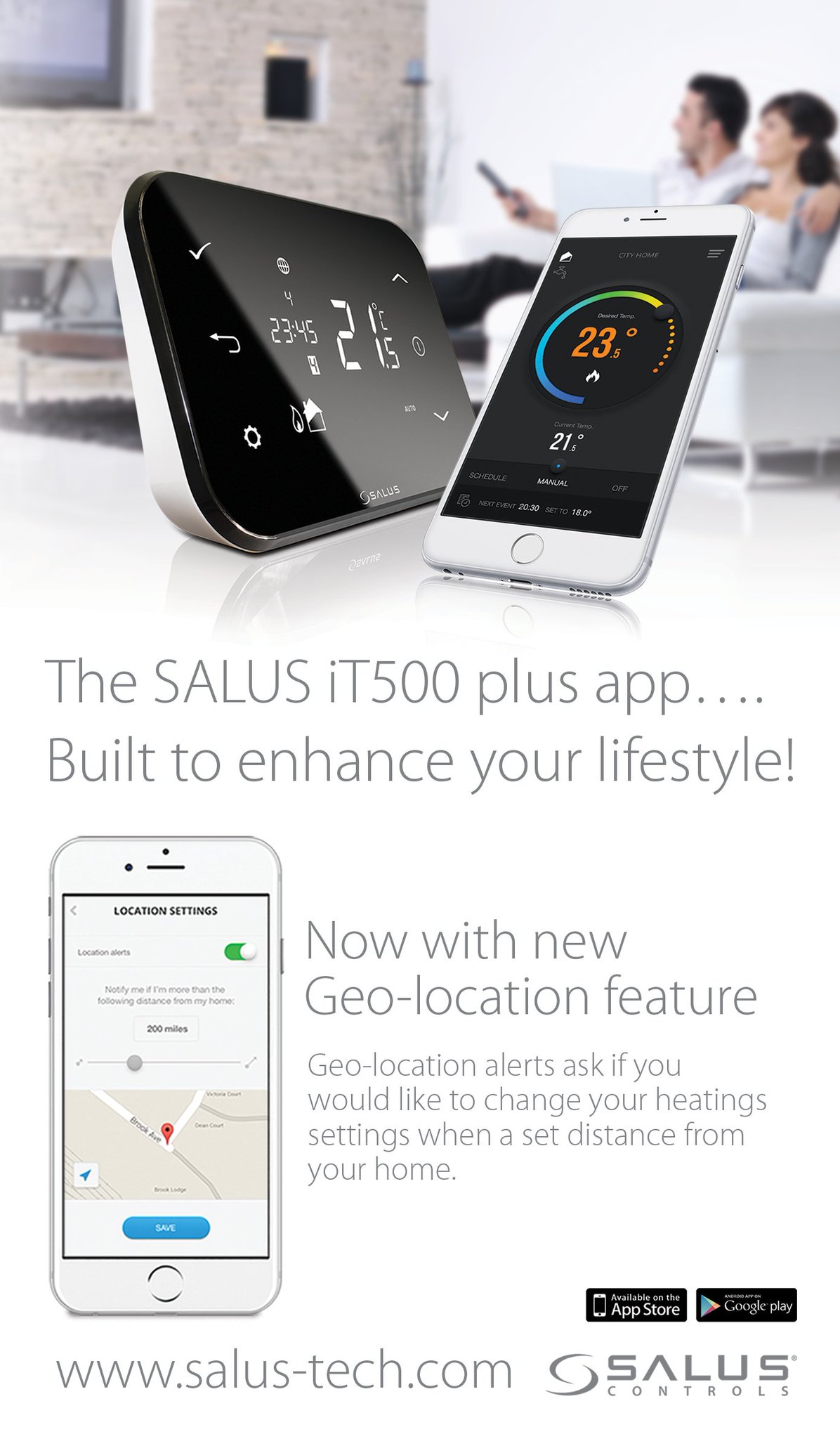 Salus it500 hotsell google home