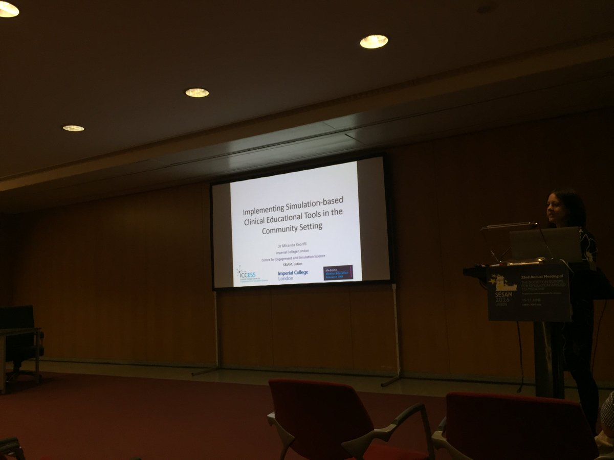 ICCESS_Imperial's tweet photo. Dr Miranda Kronfli presenting our Collaborative Clinical Education project with @HEE_NWLondon at #SESAM2016 https://t.co/QcrShmpNzR