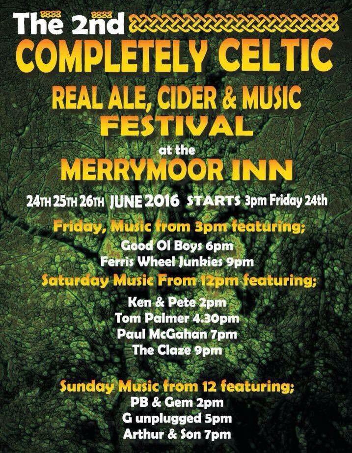 Looking forward to playing <a href="/Merrymoor/">The Merrymoor</a> Beer Festival on Saturday #Cornwall