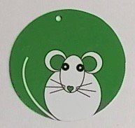 GiddySprite's tweet photo. RT&fllw 4 chance 2 #win this #keyring #CarMascot. Draw on 26.06.16. #WhiteMouse #GreenKeyring #Rodent #mouselover https://t.co/AV3KABTKI9