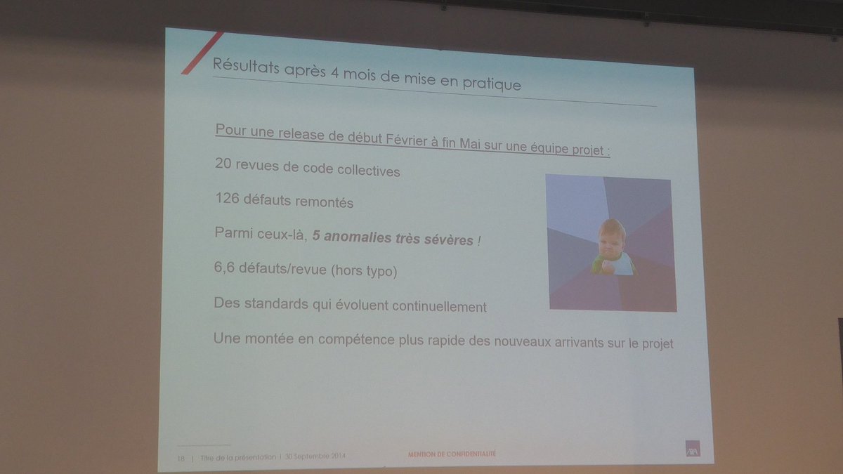 ViaElectronica's tweet photo. Bienveillance lors des revues de code au Webcenter @AXAFrance  #chtidej @OCTOTechnology https://t.co/aFe6Oslfx6