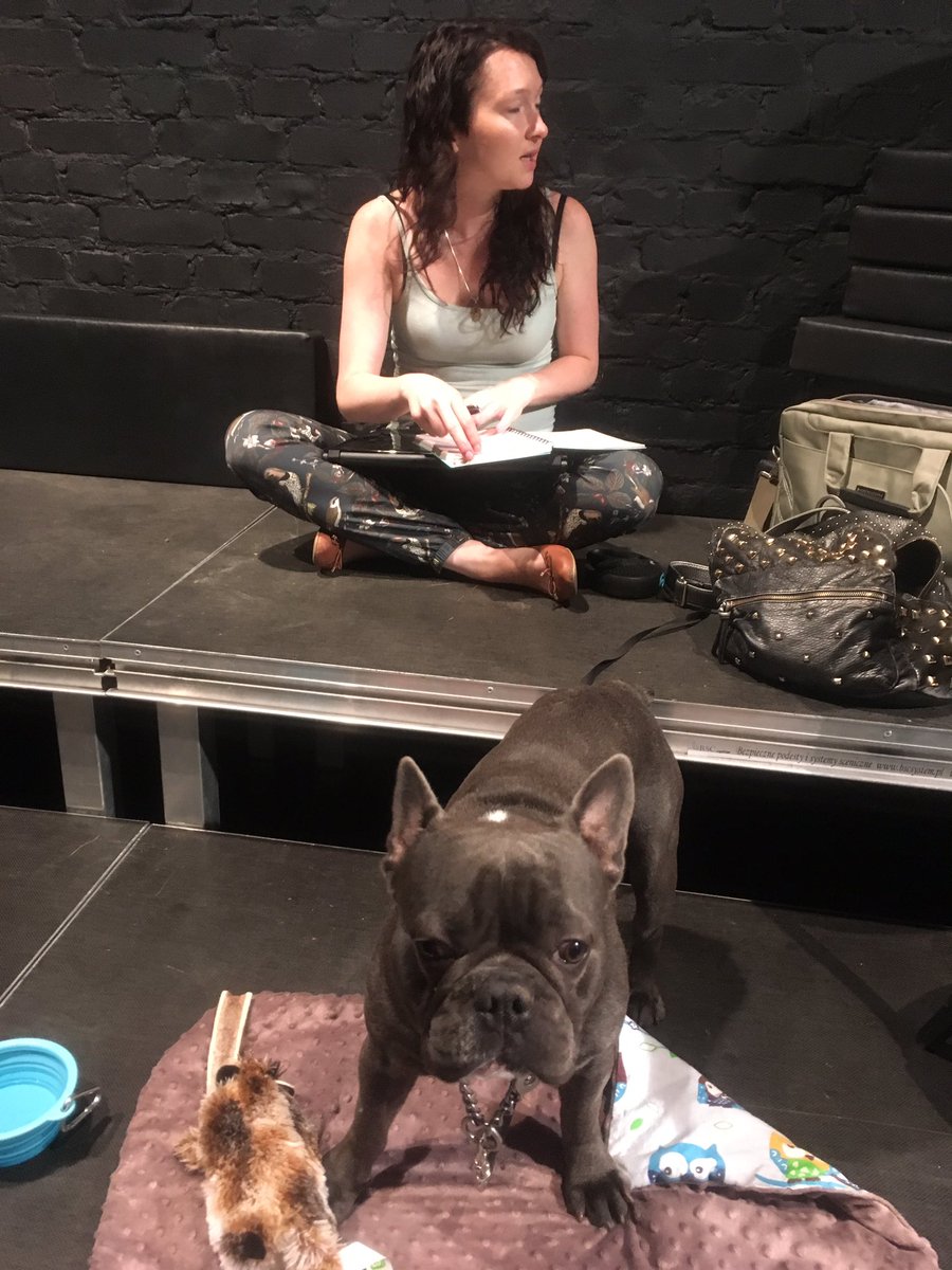 LeRubenfeld's tweet photo. Day two rehearsal guests. #wkcb  @sarahgstanley @KatkaReszke @gizmar @Trev6 @erikabatdorf https://t.co/UpNQjJUD1L