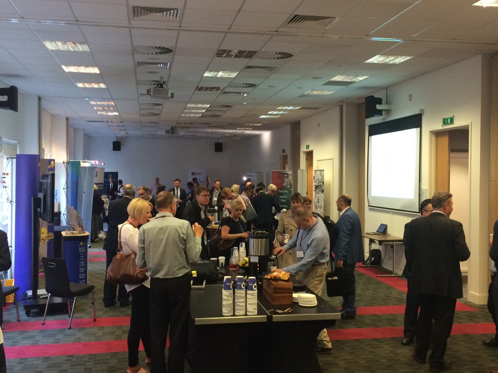 The_CIEH's tweet photo. Room is starting to fill up nicely at CIEH food safety conference. Going to be a good day #CIEHfood https://t.co/E3gDjnDMld