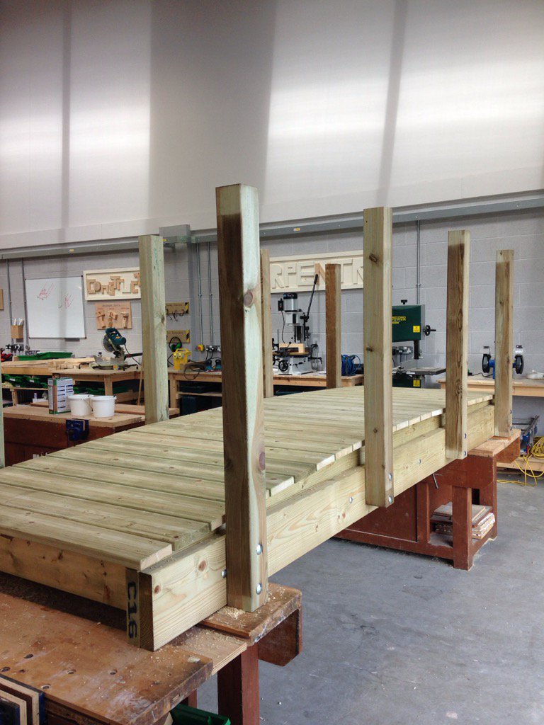TheKeyworth's tweet photo. Our bridge is taking shape nicely now .. https://t.co/seUKuOOBYy