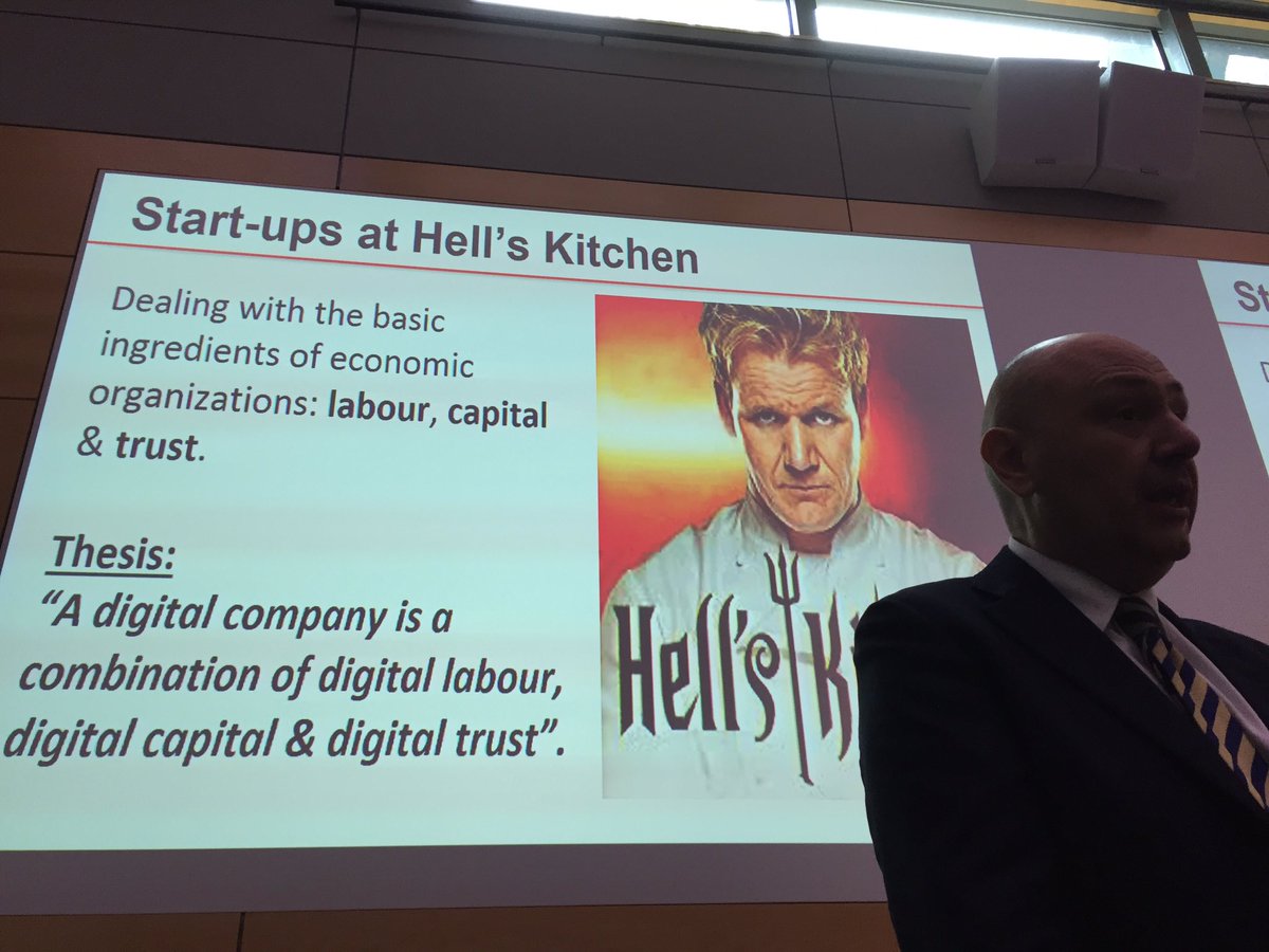Startup in Europe are like cooks at hell's kitchen at  #HDI16.  <a href="/carloalberto/">C.A. Carnevale-Maffè</a> really great!