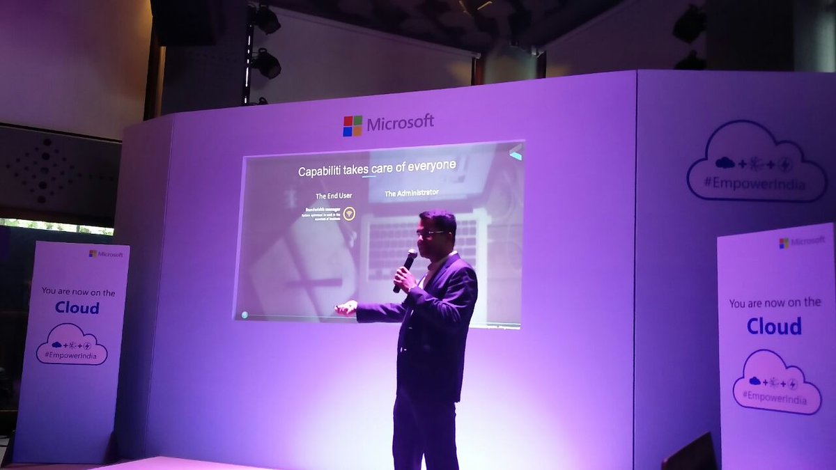@QustnTech is nailing it at <a href="/MicrosoftIndia/">Microsoft India and South Asia</a> speed dating with the #media event! 
#EmpowerIndia