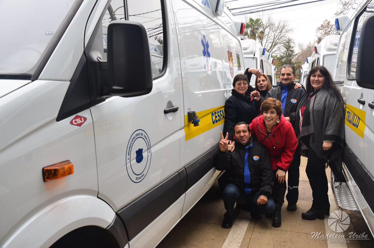 Hoy recibimos nuestra anhelada ambulancia, inversión de más de 70 mill. Felices por qué podemos cumplir.