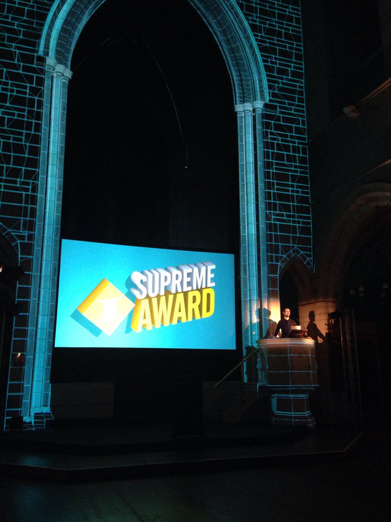 Rehearsal for the big night. Interior Awards in less than 24 hours.